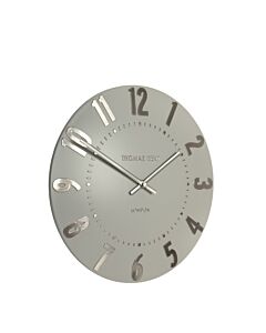 Thomas Kent - Mulberry Silver Cloud Small Wall Clock